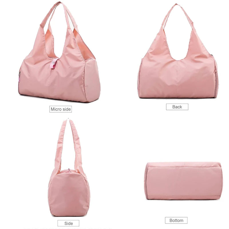 Bolsa de gimnasio para yoga: bolsa de lona unisex de nailon impermeable para entrenamiento | Bolsa ligera para fitness