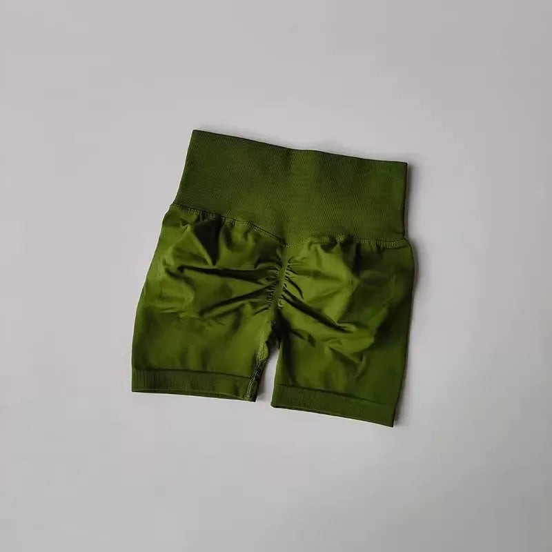 Sculpfit Seamless Yoga Set - Seamless Workout Ultra-Breathable High-Waist Shorts - Colors