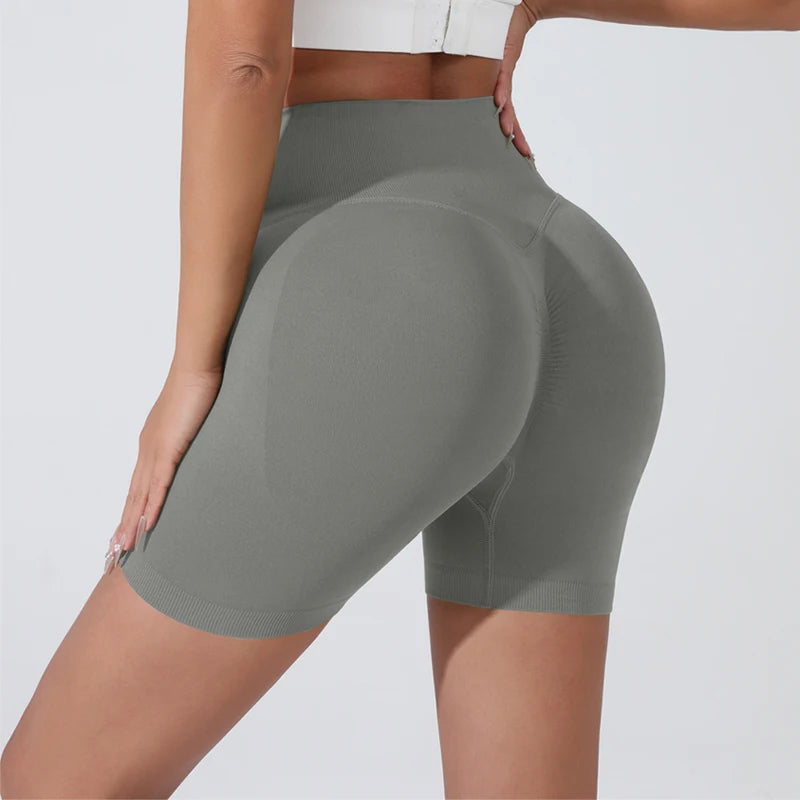 Sculpfit Seamless Yoga Set - Seamless Workout Ultra-Breathable High-Waist Shorts - Colors