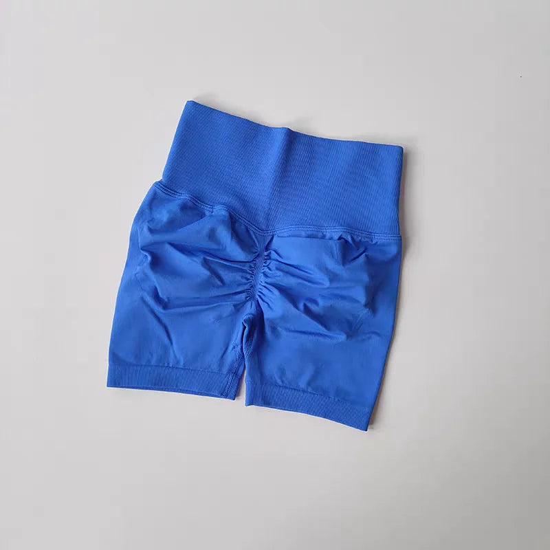 Sculpfit Seamless Yoga Set - Seamless Workout Ultra-Breathable High-Waist Shorts - Colors