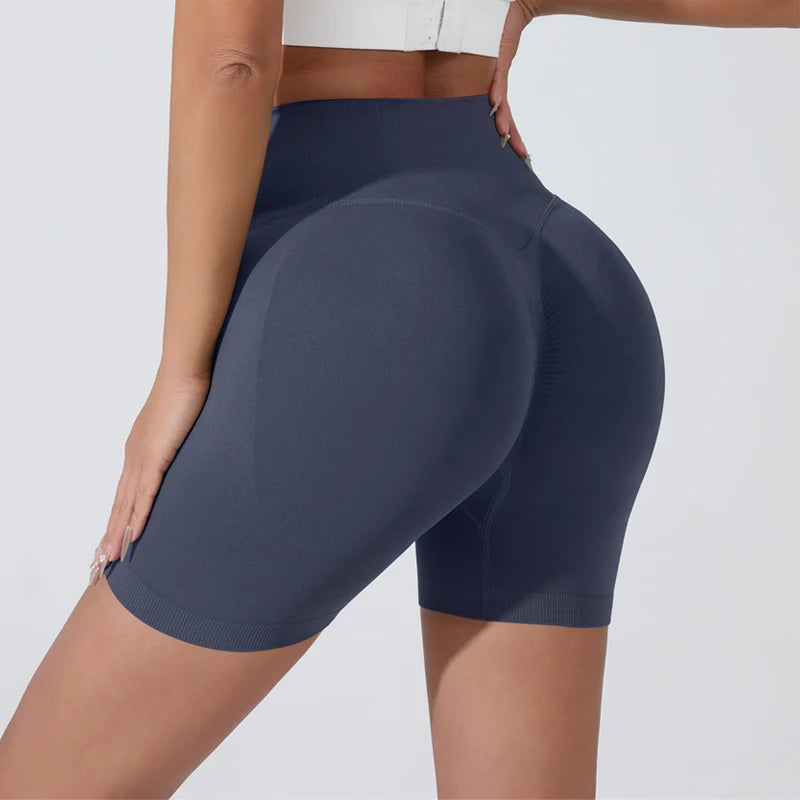 Sculpfit Seamless Yoga Set - Seamless Workout Ultra-Breathable High-Waist Shorts - Colors