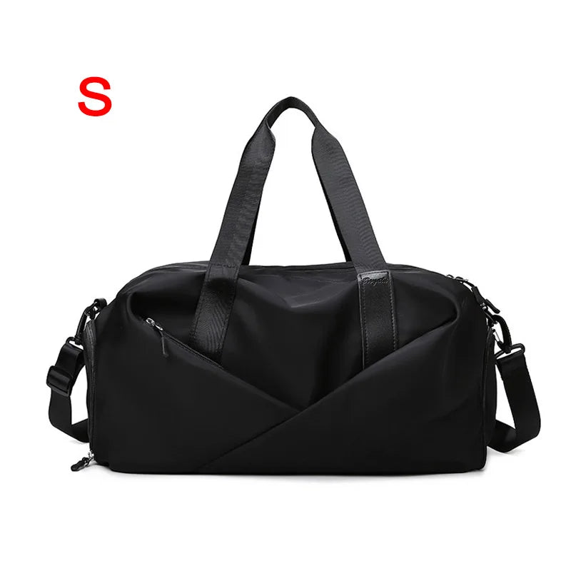 Women’s Gym & Travel Duffel Bag – Waterproof Nylon Tote | Dry/Wet Separation & Shoe Pocket