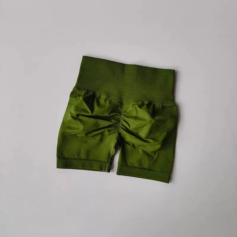 Sculpfit Seamless Yoga Set - Seamless Workout Ultra-Breathable High-Waist Shorts - Colors