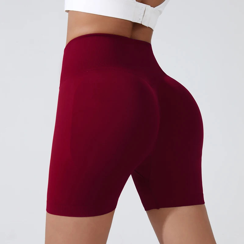 Sculpfit Seamless Yoga Set - Seamless Workout Ultra-Breathable High-Waist Shorts - Colors
