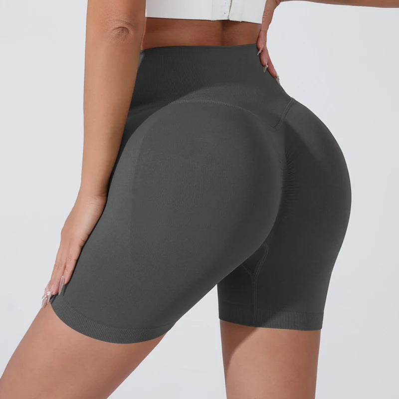 Sculpfit Seamless Yoga Set - Seamless Workout Ultra-Breathable High-Waist Shorts - Colors