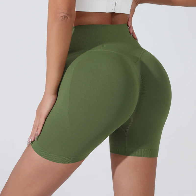 Sculpfit Seamless Yoga Set - Seamless Workout Ultra-Breathable High-Waist Shorts - Colors