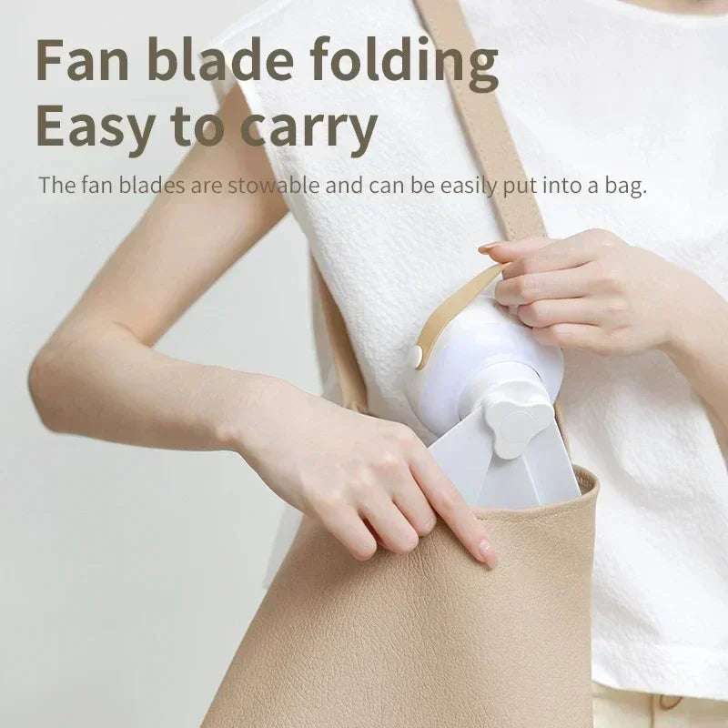 Aizüatec Rechargeable Portable Ceiling Fan – 4-Speed Tent Cooler with LED Light & Remote Control
