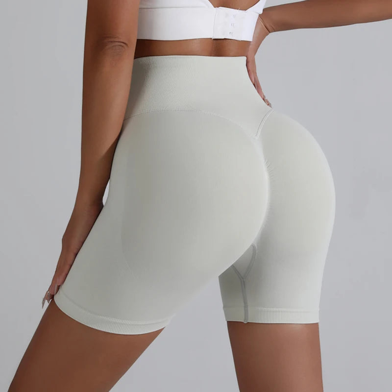 Sculpfit Seamless Yoga Set - Seamless Workout Ultra-Breathable High-Waist Shorts - Colors