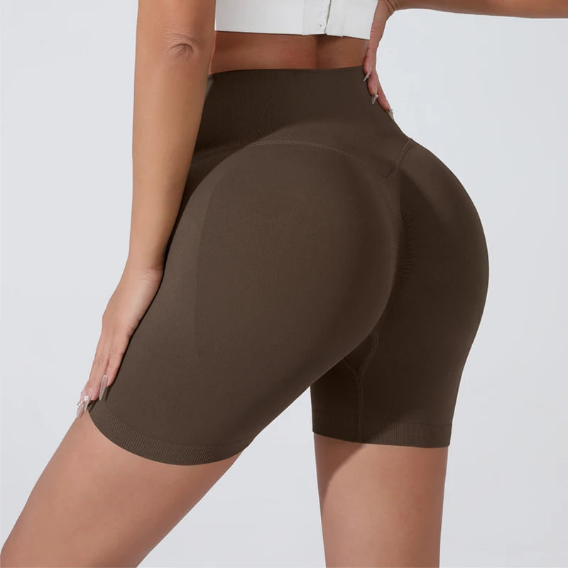 Sculpfit Seamless Yoga Set - Seamless Workout Ultra-Breathable High-Waist Shorts - Colors