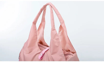 Yoga Gym Bag – Unisex Waterproof Nylon Training Duffel | Lightweight Fitness Tote