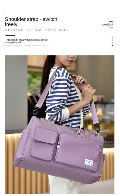 Unixinu Reisetasche für Damen – Großes Fassungsvermögen | Nass-/Trocken-Trennung &amp; Schuhfach