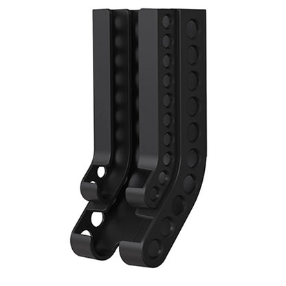 Wall-Mount Battery Organizer – Compact Holder for 10 AA & 10 AAA Batteries, with Adhesive & Screws