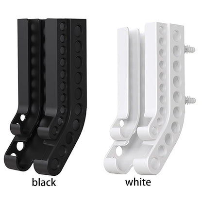 Wall-Mount Battery Organizer – Compact Holder for 10 AA & 10 AAA Batteries, with Adhesive & Screws