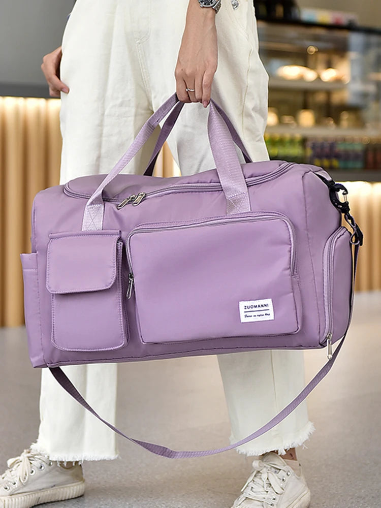 Unixinu Reisetasche für Damen – Großes Fassungsvermögen | Nass-/Trocken-Trennung &amp; Schuhfach