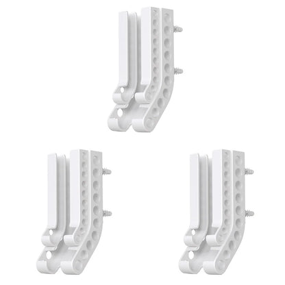 Wall-Mount Battery Organizer – Compact Holder for 10 AA & 10 AAA Batteries, with Adhesive & Screws