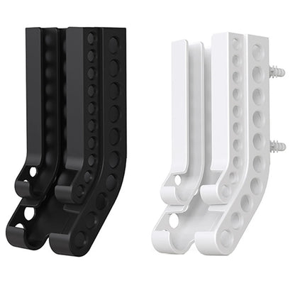 Wall-Mount Battery Organizer – Compact Holder for 10 AA & 10 AAA Batteries, with Adhesive & Screws