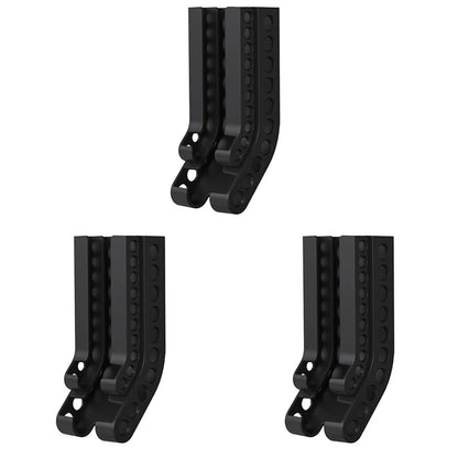 Wall-Mount Battery Organizer – Compact Holder for 10 AA & 10 AAA Batteries, with Adhesive & Screws