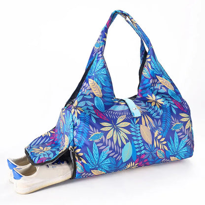 Yoga Gym Bag – Unisex Waterproof Nylon Training Duffel | Lightweight Fitness Tote