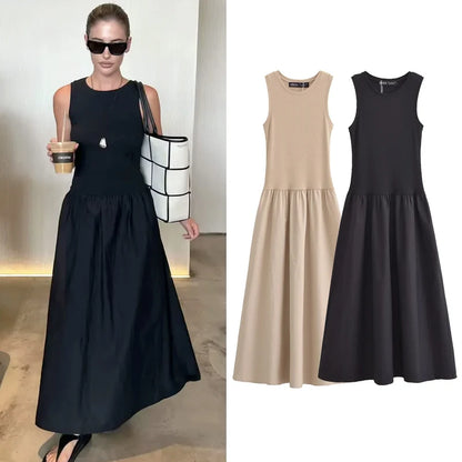 Maxi Dress - Timeless Elegance Sleeveless