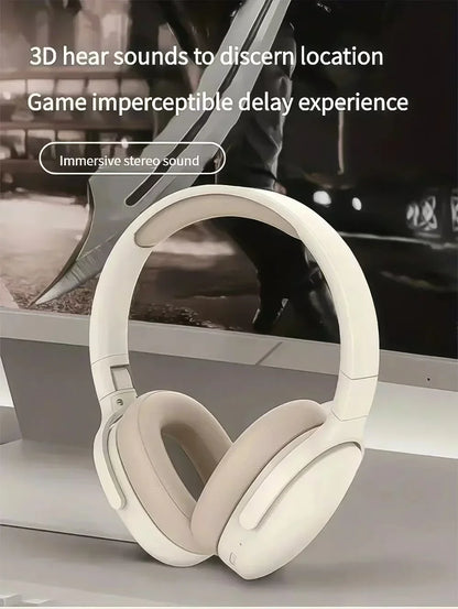 Wireless Bluetooth Headphones Over HIFI Bluetooth 5.3 Over-Ear Headphones – Noise Cancelling, TF/AUX, 10H Playtime
