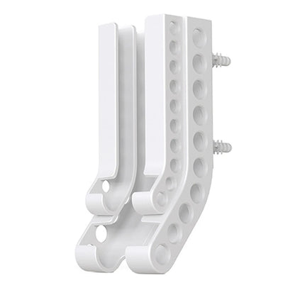 Wall-Mount Battery Organizer – Compact Holder for 10 AA & 10 AAA Batteries, with Adhesive & Screws