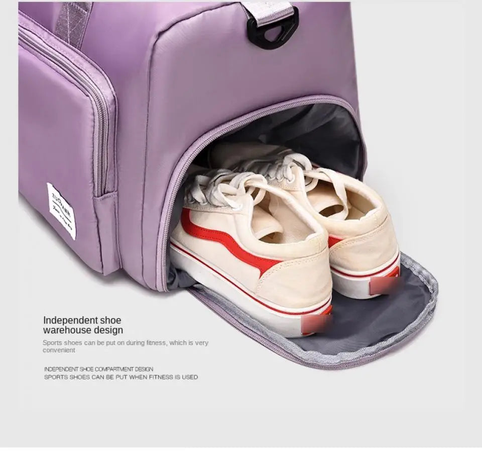 Unixinu Reisetasche für Damen – Großes Fassungsvermögen | Nass-/Trocken-Trennung &amp; Schuhfach