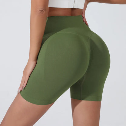 Sculpfit Seamless Yoga Set - Seamless Workout Ultra-Breathable High-Waist Shorts - Colors