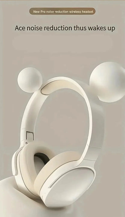 Wireless Bluetooth Headphones Over HIFI Bluetooth 5.3 Over-Ear Headphones – Noise Cancelling, TF/AUX, 10H Playtime