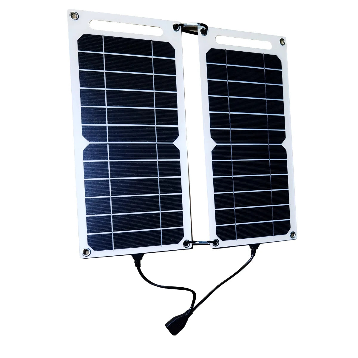 doble solar panel with usb connector