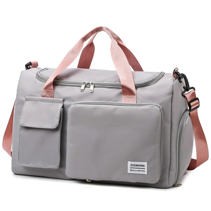 Grey gym/travel multifunctional bag for women – Aizüafit collection